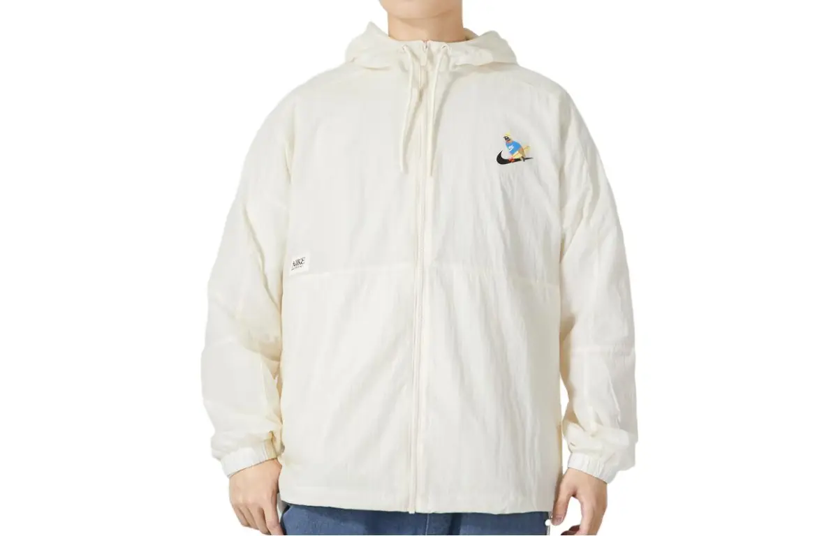 Nike Jackets Men's White Hooded Moderate Other