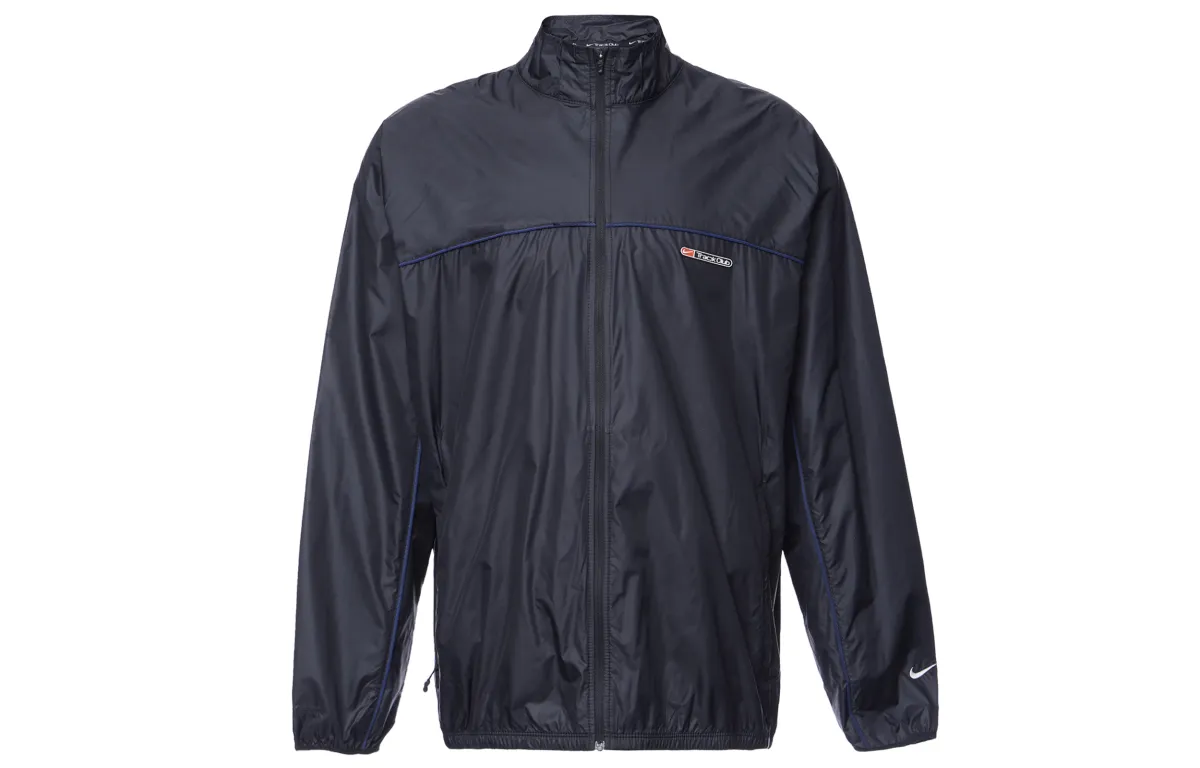 Nike Jackets Men's Black Stand Collar Moderate Other