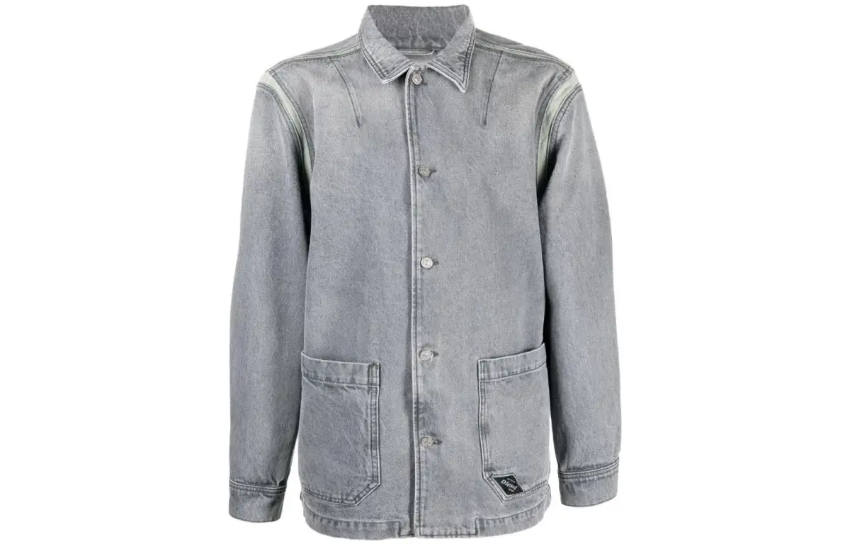 DIESEL FW22 Denim Jacket Unisex Gray
