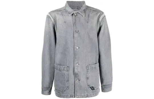 DIESEL FW22 Denim Jacket Unisex Gray