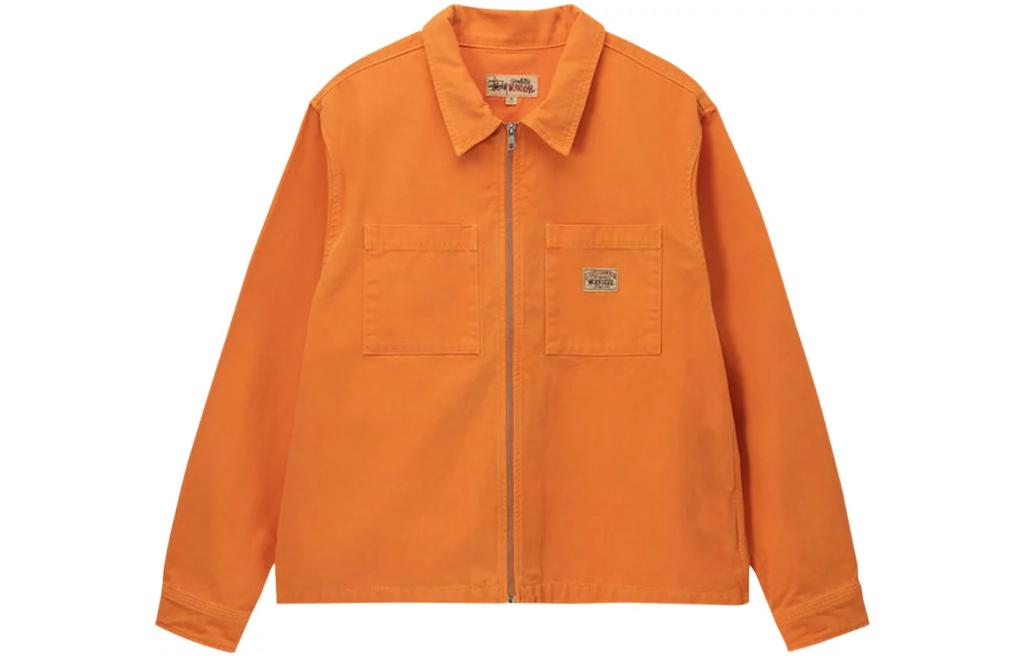 Stussy Washed Canvas Zip Shirt