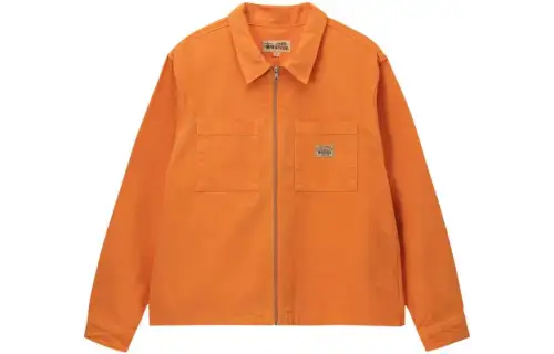 Stussy Washed Canvas Zip Shirt