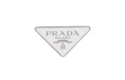 PRADA Stud Earrings Women's Silver