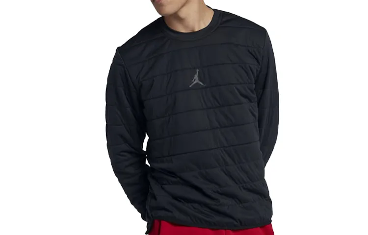 Jordan Air Jordan Puffer Jackets Men's Black Crew Neck Moderate Other