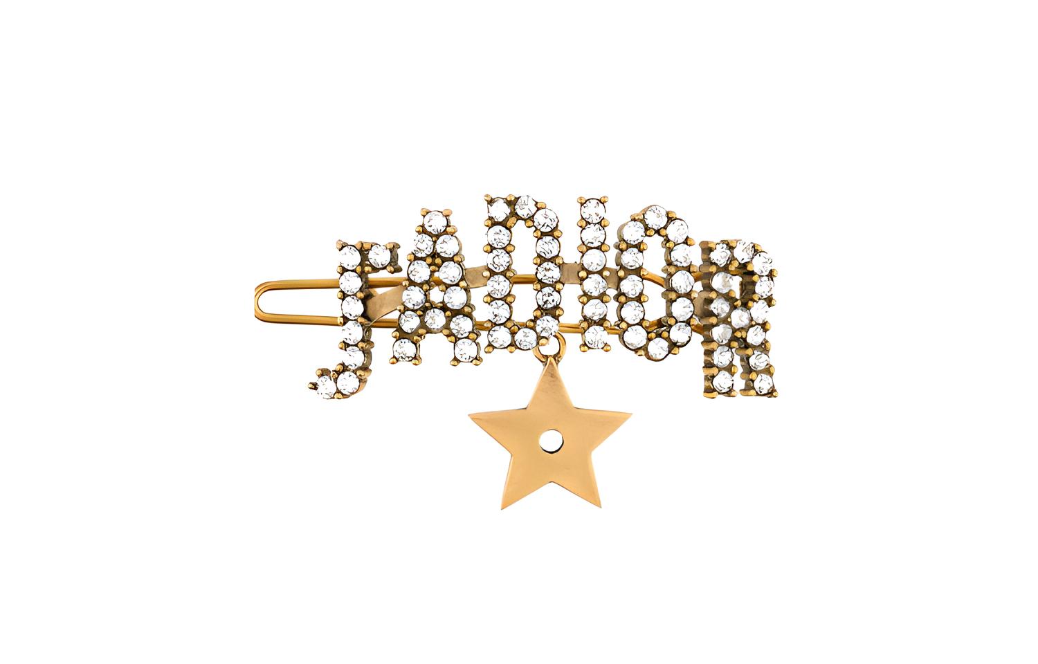 Женские очки Dior J'Adior Barrette (золотисто-белые)