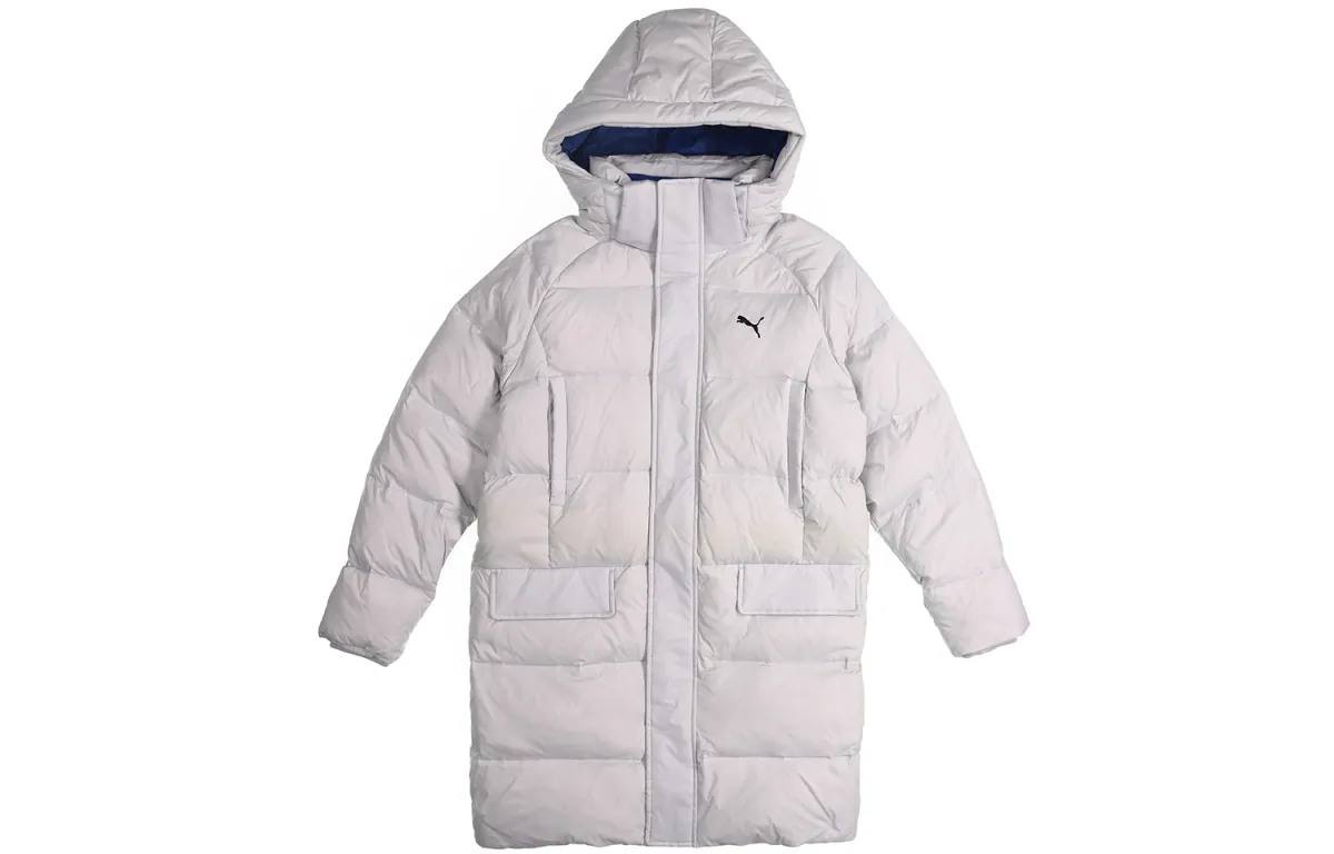 PUMA Down Jacket Winter Unisex Gray White