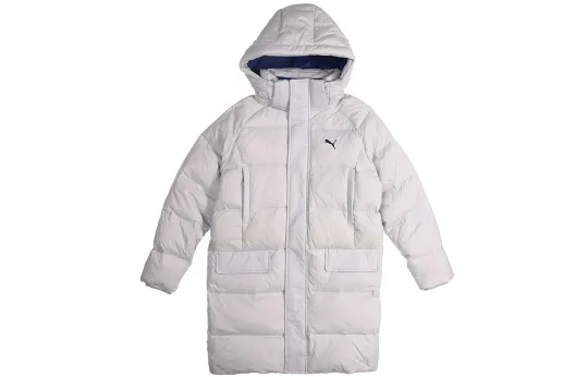 PUMA Down Jacket Winter Unisex Gray White