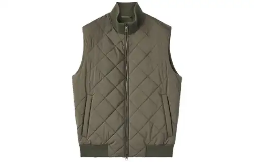 Loro Piana Vests Men's Dark Green Moderate