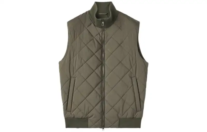 Loro Piana Vests Men's Dark Green Moderate