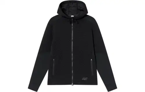 New Balance Jackets Men's Black Hooded Moderate Other