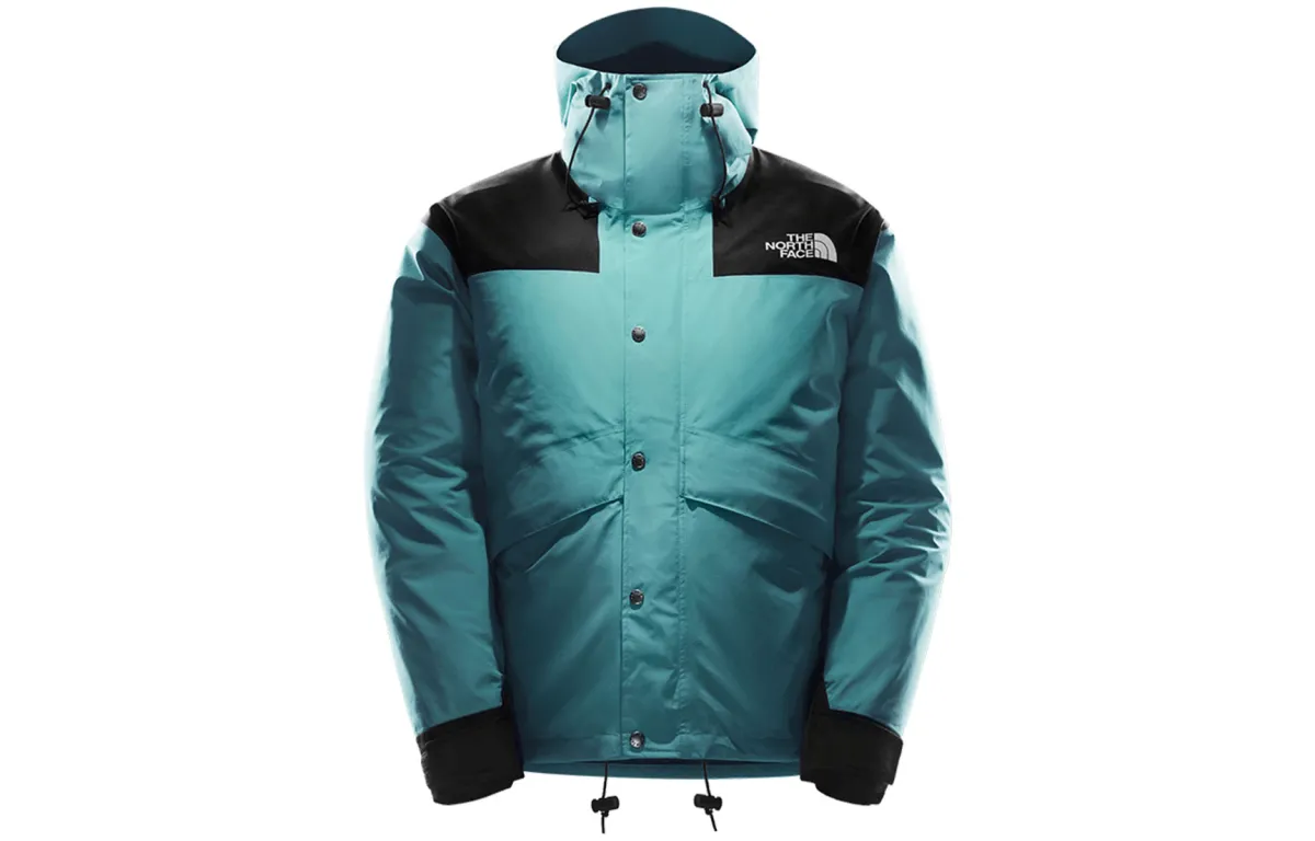 THE NORTH FACE 1986 Series Outdoor Hiking Waterproof, Windproof, And Breathable Windbreaker Jacket Men's Green