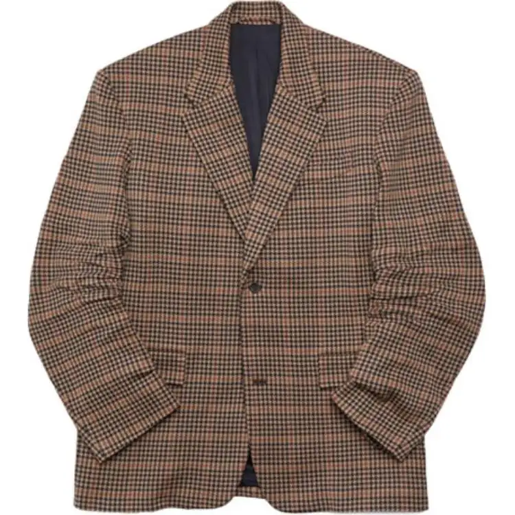 Balenciaga Checkered Tailored Knit Jacket
