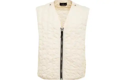 STONE ISLAND Vests Unisex White V Neck Moderate Other