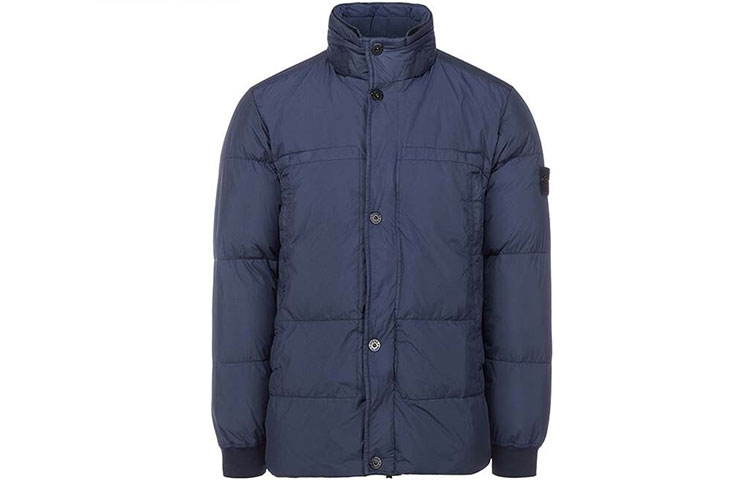 STONE ISLAND SS21 Down Jacket Unisex Ocean Blue