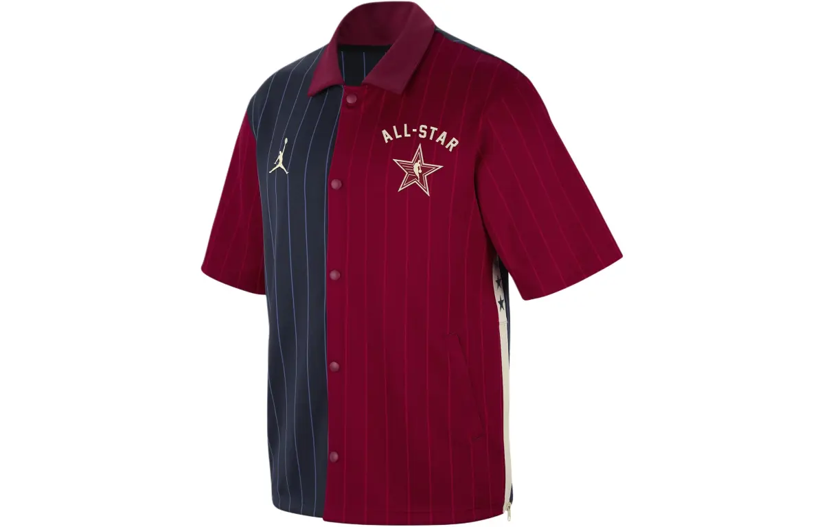 Jordan Jackets Unisex Dark Team Red/University Dark Blue/Cat-Eye Brown/Cat-Eye Brown Lapel Moderate Other