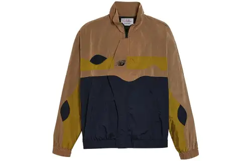 New Balance New Balance X AURALEE Jackets Unisex Beige Stand Collar Moderate Pilot