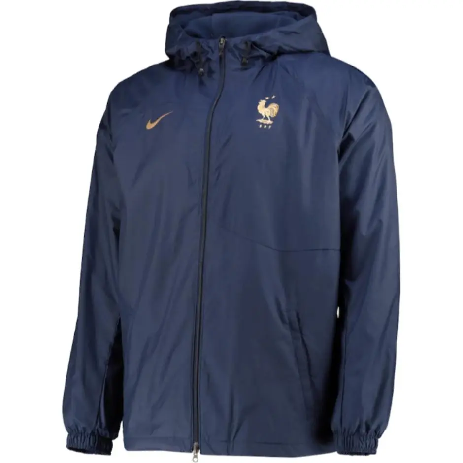 Nike Jackets Men's Blue Hooded (Non-detachable) Moderate Straight Fit
