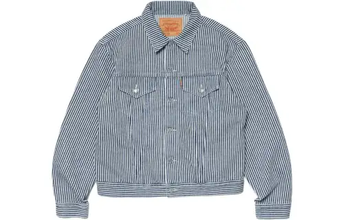 Levis X Nigo 557XX Hickory Stripe Trucker Jacket Indigo