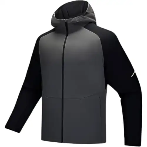 Anta Running Collection Jackets & Coats Men's Castle Gray/Basic Black