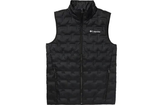 Columbia Down Vests Men's Black Thin