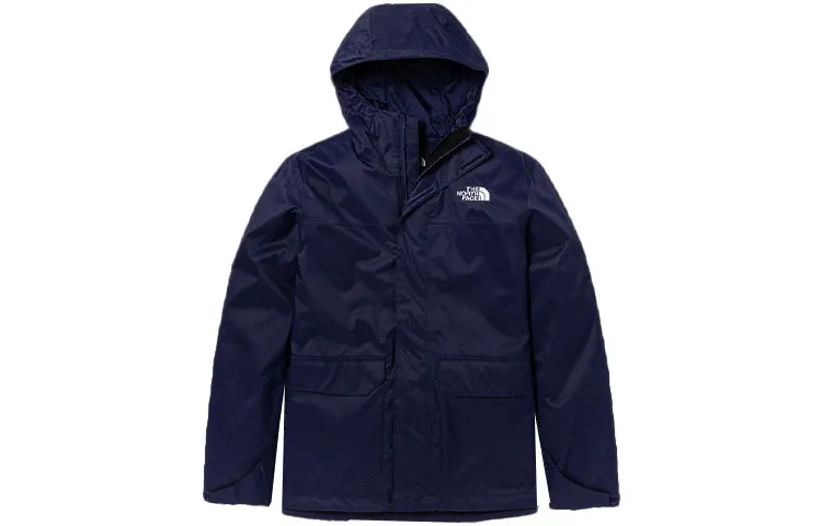 THE NORTH FACE Urban Exploration Waterproof, Windproof, And Abrasion Resistant Windbreaker Jacket Men's Blue