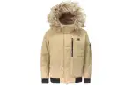 New Balance Jackets Men's Light Brown Hooded Thickened Other