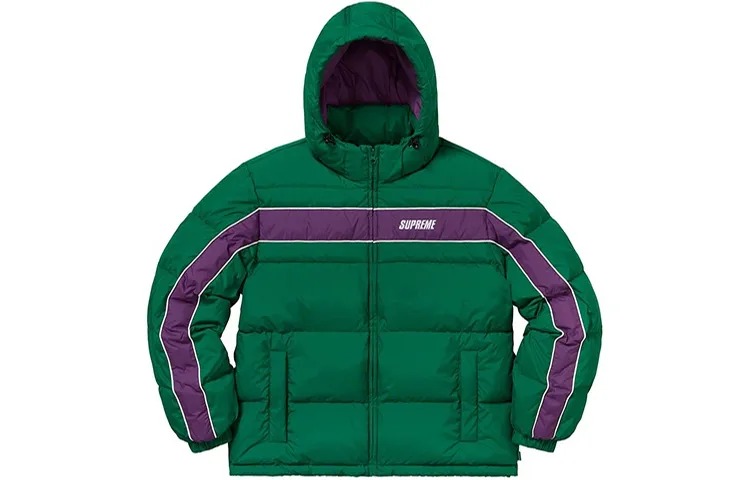 Supreme Stripe Panel Down Jacket