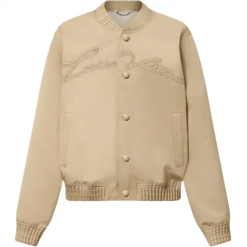 LOUIS VUITTON Embroidered Cotton Blend Bomber