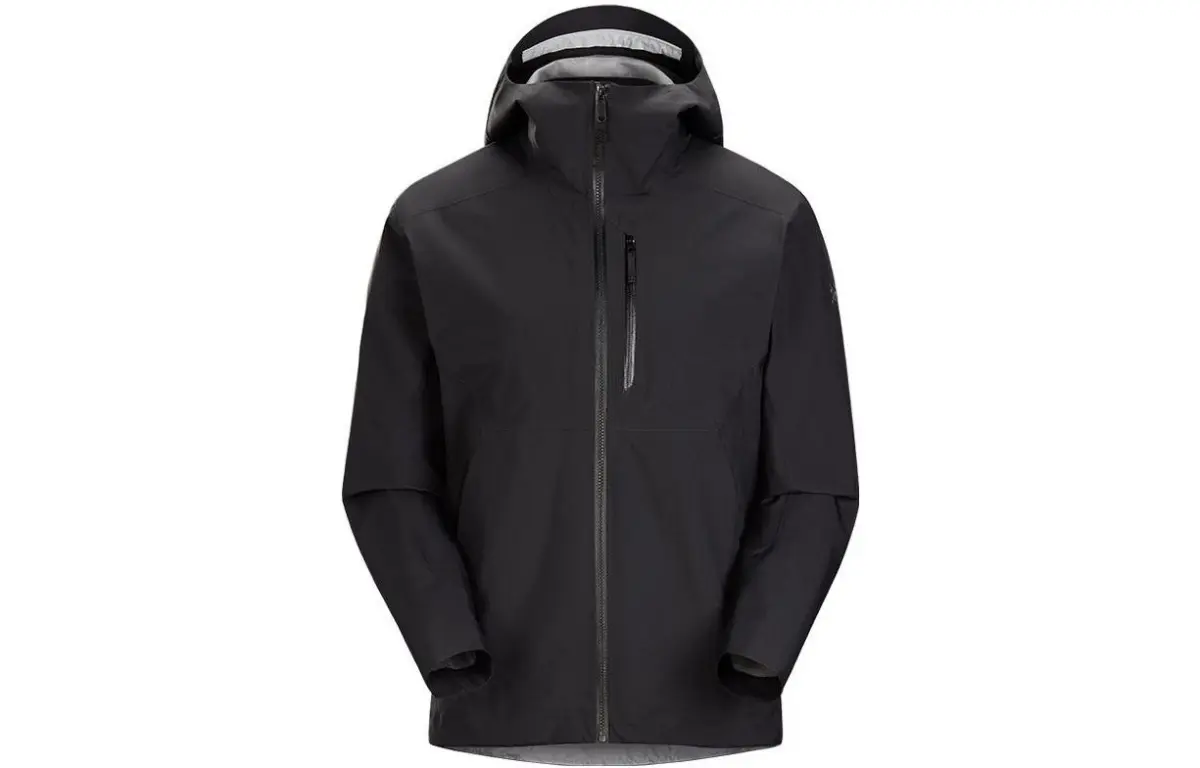 Arc'teryx RALLE Outdoor Hiking Waterproof, Windproof, And Abrasion Resistant Windbreaker Jacket Men's Black