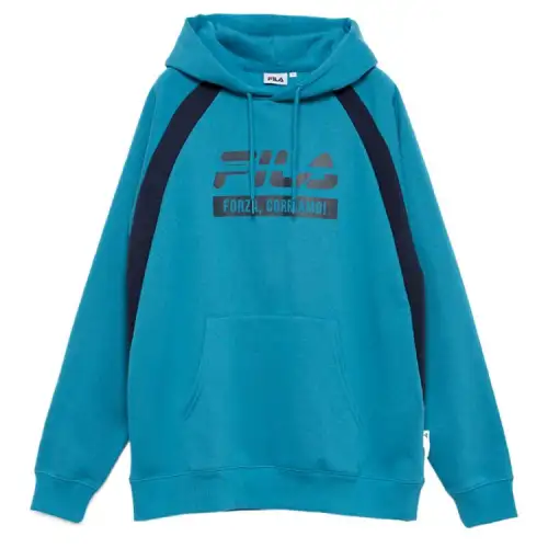 FILA Sweatshirts Men's Blue Hooded Moderate Regular