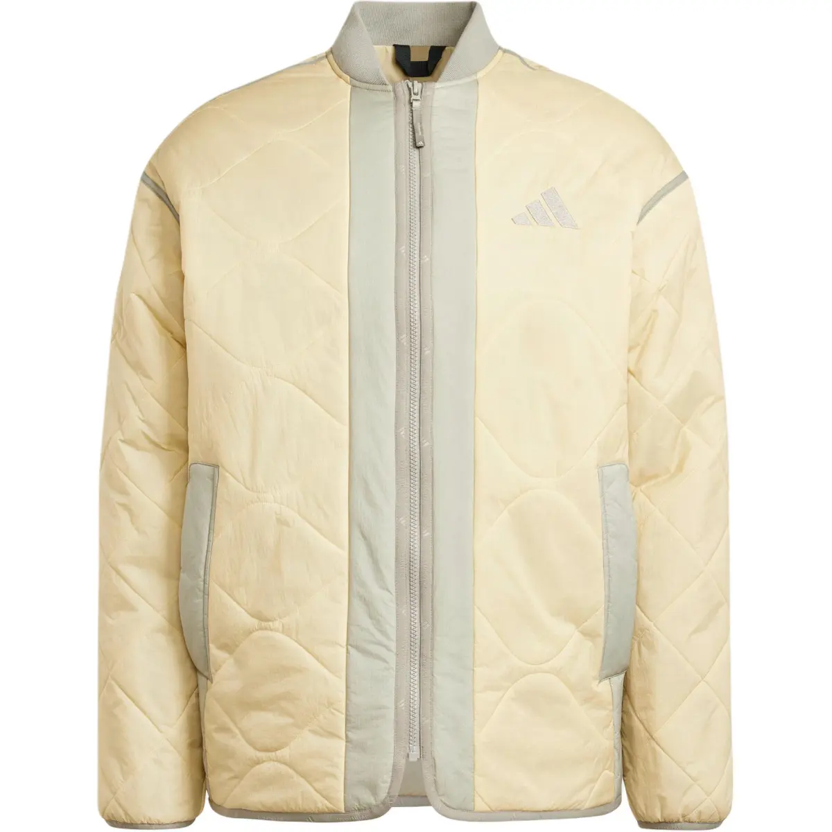 Adidas LIGHTWEIGHT PADDED Jackets & Coats Men's Sand Brown/Pebble Silver Gray