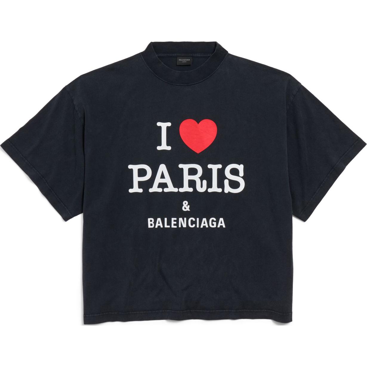 Футболка Balenciaga Logo (черная)