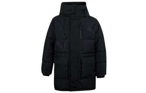 Converse Down Jackets Men's Black Hooded Moderate Other
