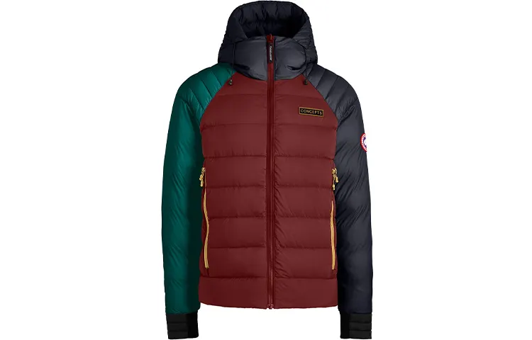 Canada Goose X CONCEPTS Down Jackets Men's Maroon Hooded Moderate Other
