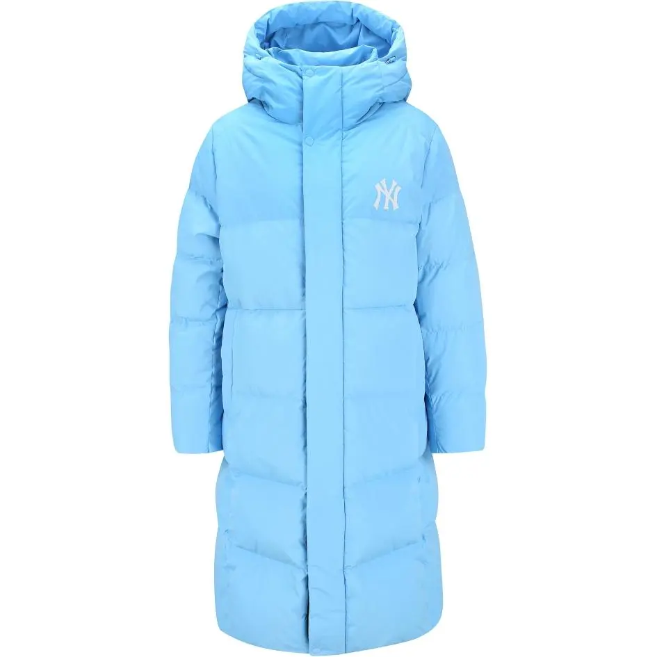 MLB New York Yankees Down Jackets Unisex Blue Hooded Thickened Other