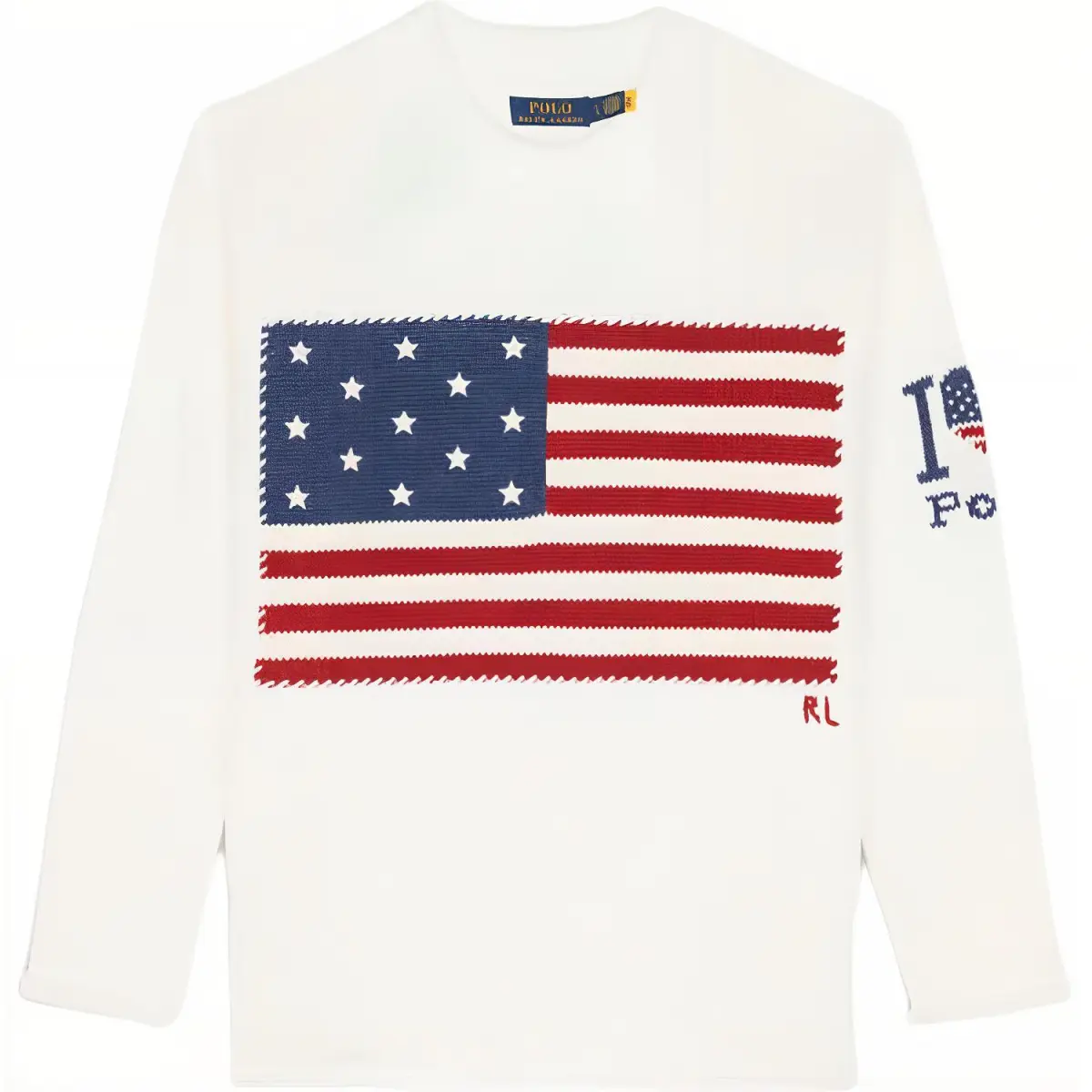 Polo Ralph Lauren Flag Patterned Jumper