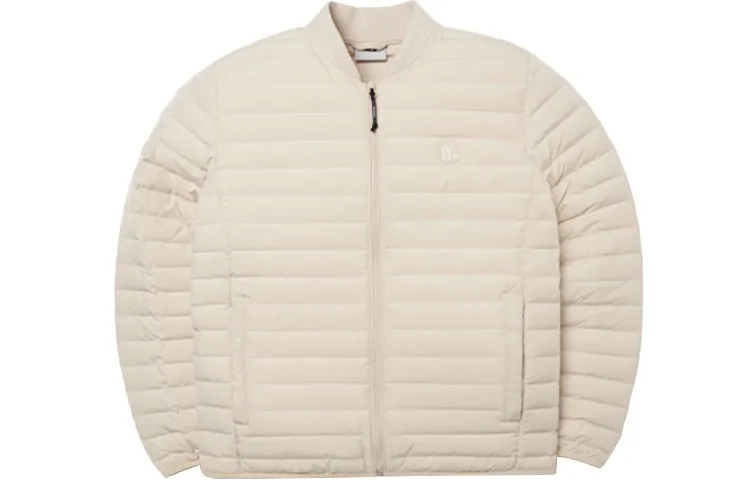 MLB Down Jacket Winter, Short Unisex Ecru