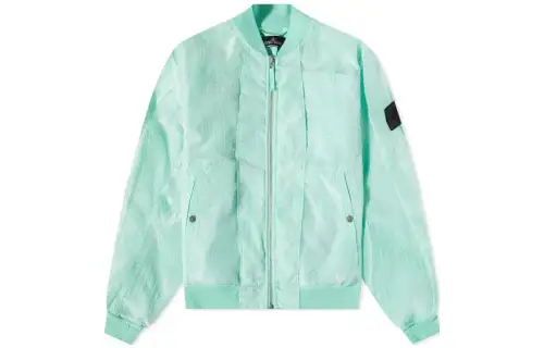 Stone Island mesh-panel bomber jacket