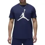 Jordan T Shirts Men's Dark Blue Crew Neck Moderate