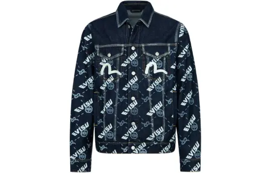 EVISU Denim Jacket Men's Denim Blue