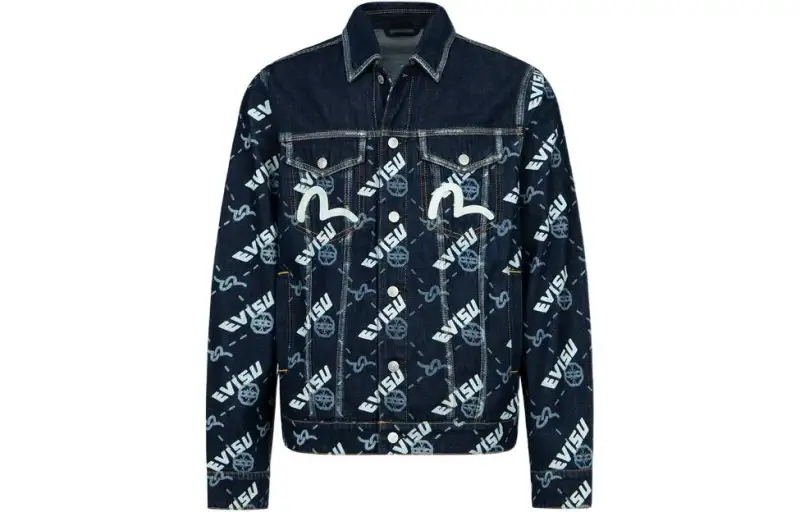 EVISU Denim Jacket Men's Denim Blue