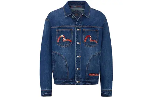 EVISU Denim Jacket Men's Denim Blue