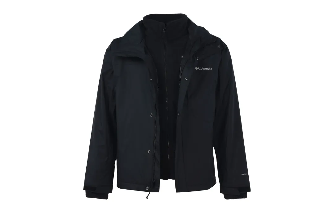 Columbia Waterproof And Windproof To Keep Warm Windbreaker Jacket Men's Black