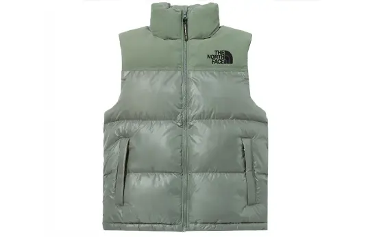 THE NORTH FACE Nuptse On Ball Vest Khaki Unisex Korea Version