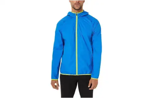 Asics Packable Jacket Jackets & Coats Men's Blue