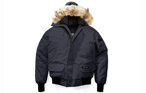 Canada Goose Waterproof windproof keep warm winter dark blue down jacket with hood for men and women, with your logo imprint