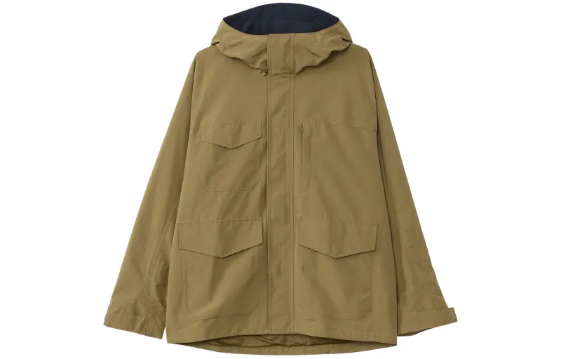 UNIQLO Jackets Men's Camel Hooded Moderate Other
