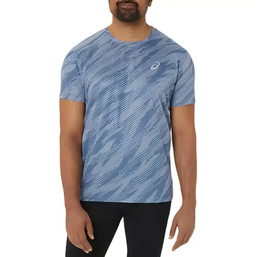 Asics T Shirt Men's Light Marine Blue