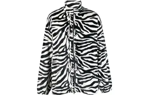 Vetements Fleece Zip Up Jacket
