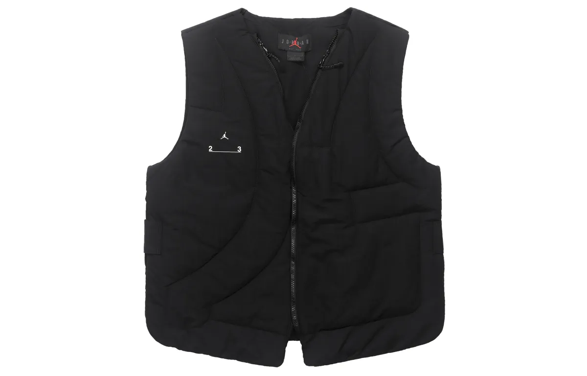 Jordan Air Jordan 23 Vests Men's Black V-neck Moderate Other